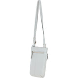 Ashwood Leather Crossbody Bag Ice Grey: CB-5