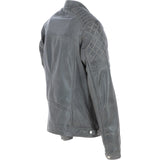 Ashwood Premium Leather Mens Vintage Biker Jacket Gray: AWM-N2