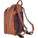 Unisex Leather Oily Hunter Backpack Tan : 1663