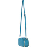 Ashwood Leather Compact Crossbody Bag with Adjustable Strap Turquoise: Y-53