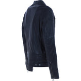Ashwood Leather Men’s Zip-Up Biker Jacket Black: Largo-sp