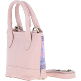 Ashwood Leather & Harris Tweed® Cloth Small Grab Bag Baby-Pink/Pink: TW-63-15-BP