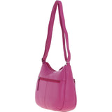 Ashwood Leather Ladies Hobo Shoulder Bag Berry: Shannon