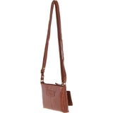 Ashwood Genuine Leather Crossbody Bag Honey: G-15