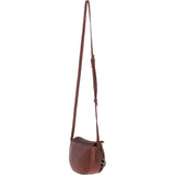 Ashwood Leather Crossbody Bag with Woven Details Tan: GV-63753