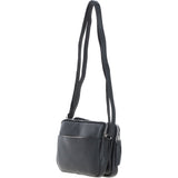 Ashwood Leather Crossbody X Shoulder Bag Black: Sterling