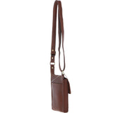 Ashwood Leather & Harris Tweed® Cloth elegance Crossbody Bag Tan/Mcload: TW-20-02-TM