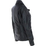 Ashwood Ladies Leather Longline Biker Jacket Black: LONG LINE BIKER