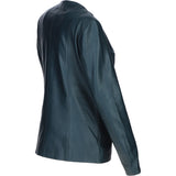 Ladies Ashwood Leather Casual Jacket Navy: AWL-881