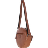 Ashwood Leather Round Crossbody Bag Tan: P-66
