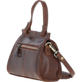 Ashwood Small Leather Grab Bag Brown: V-82