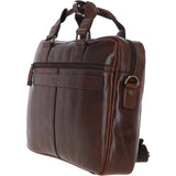 Ashwood Hi Veg Leather Laptop Briefcase Tempo Brown: 8143