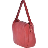 The Bridge Large Italian Hobo Bag Red Current/gold - 044395 79 2E NH