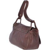 The Bridge Medium Italian Shoulder Bag Brown - 0407251P