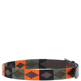Ashwood Leather Multicolored Handmade Belt Orange: POF-25