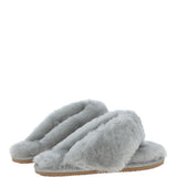 Women's Luxury  Sheepskin Flip Flops Grey: LADIES FLIP FLOP