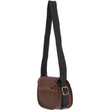 Heritage Handcrafted 100 Capacity Leather Cartridge Bag Oily Brown : Madox