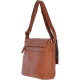 Mens  Luxury Leather 15inch Laptop Work Bag Tan: BAKER