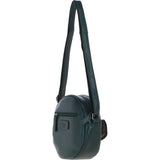 Ashwood Leather Round Crossbody Bag Green: P-66
