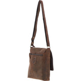Vintage Elegance Leather Handbag Mud/brown: Malvern