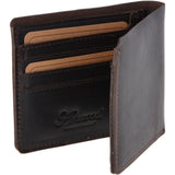 Leather Oily Hunter Wallet Brown : 1881