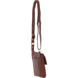 Ashwood Leather & Harris Tweed® Cloth elegance Crossbody Bag Tan/Watch: TW-20-04-TW