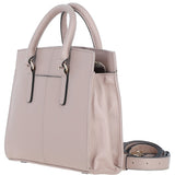 Ashwood Leather Handbag with Detachable Crossbody Strap Beige: 64747