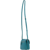 Ashwood Elegant Leather Crossbody Bag with Twist Lock Green: Y-52