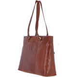 Large Vintage Leather Handbag Honey – G29