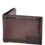 The Bridge Italian Leather Wallet Brn/blk: 0146262F 6V