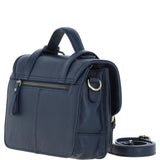 Stylish Ashwood Leather Large Satchel Bag Navy: Y-63