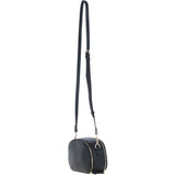 Ashwood Leather Compact Crossbody Bag with Adjustable Strap Black: Y-53