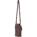 Ashwood Leather Smartphone Crossbody Bag Cognac: York