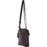 Vintage Small Leather Travel Shoulder Bag Brandy – G24