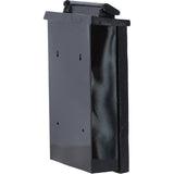 Cast Iron Replica Royal Mail ER Wall Mailbox Black: DI-5558-BG