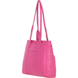 Sleek & Spacious Shoulder Bag Hot Pink: London