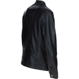 Ashwood Leather Mandarin Collar Biker Jacket Black: AMJ-31