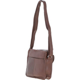 Ashwood Leather Ladies Crossbody Bag Cognac: Glasgow