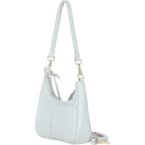Ashwood Leather Ladies Shoulder X Crossbody Bag Ice Grey: 64397