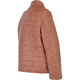 Trapper Leather Jacket Cognac: Massimo