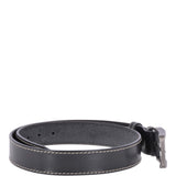 Mens Leather Belt Black: AB-02