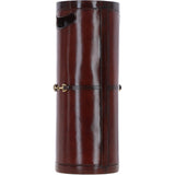 Ashwood Leather Elegant Handcrafted Round Umbrella Holder Chestnut: LF-138
