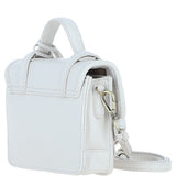 Stylish Ashwood Leather Small Satchel Bag White: Y-61
