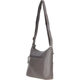 Ashwood Ladies Leather Shoulder Bag Taupe: AJ4