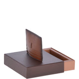 Vegetable Tanned Leather Classic 6 Card Holder Wallet Tan: 1991 C