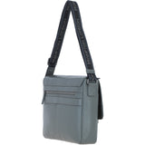 Brampton Leather Men's Emissary Messenger Bag Grey: 64403