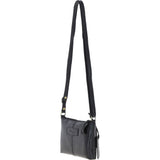 Ashwood Genuine Leather Crossbody Bag Black: G-15