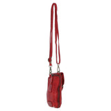 Ashwood Leather Crossbody Smart Phone Bag Red: D-99