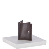 Vegetable Tanned Flip Side 6 card, ID & Coins Dual Bill fold Tab Leather Wallet Brown : 1246-VT