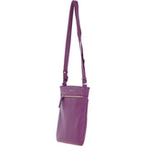 Ashwood Leather Smart Tab Cross Body Bag Raspberry: 63621/Tab